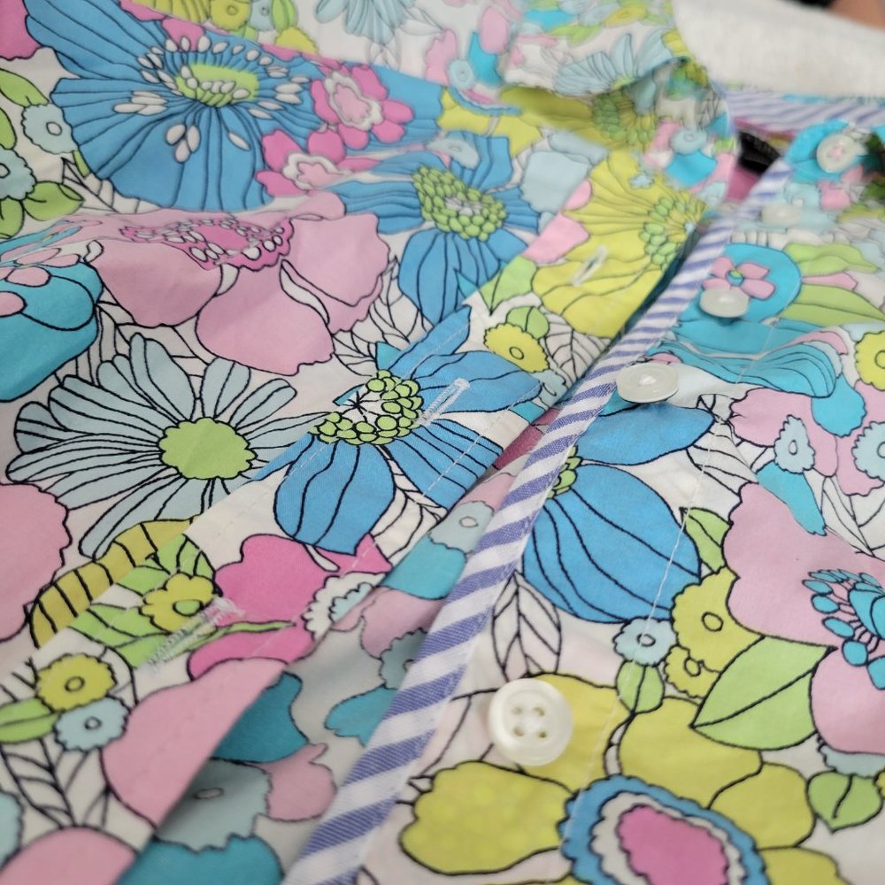 Talbots Button Down Blouse - image 6